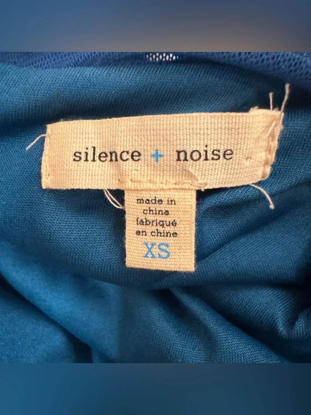 Silence + Noise Teal Velvet Halter Skater Dress XS Open Back - Picture 7 of 12